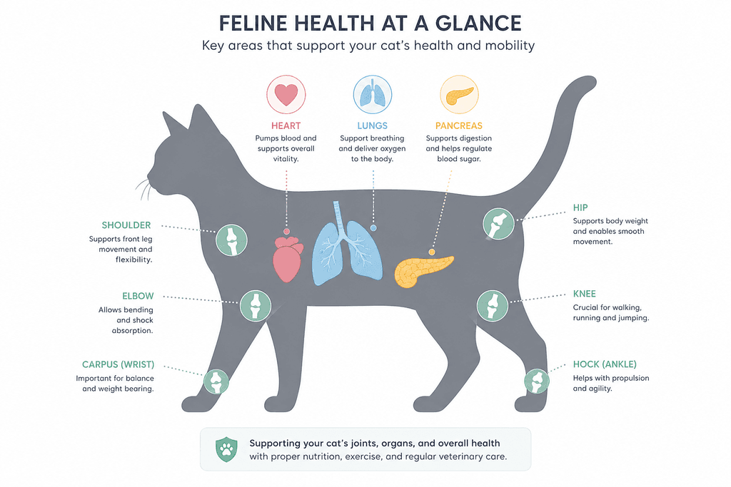 How excess weight affects a Scottish Fold cat's body