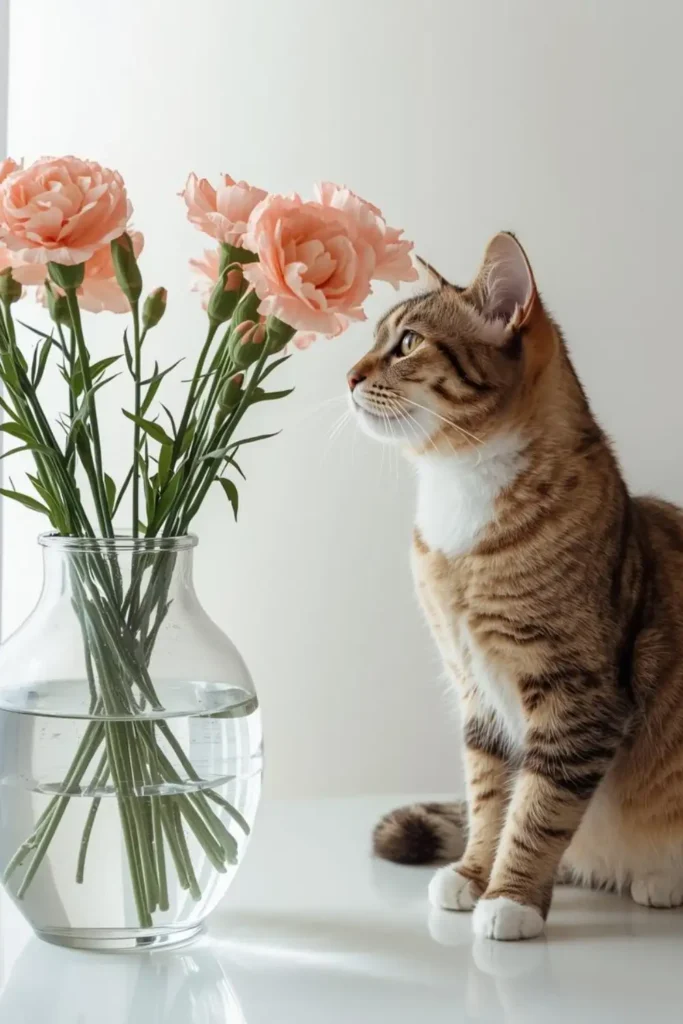 Are Carnations Safe for Cats to Eat