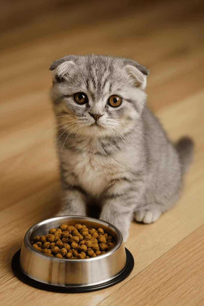 Scottish Fold Kittens Nutrition