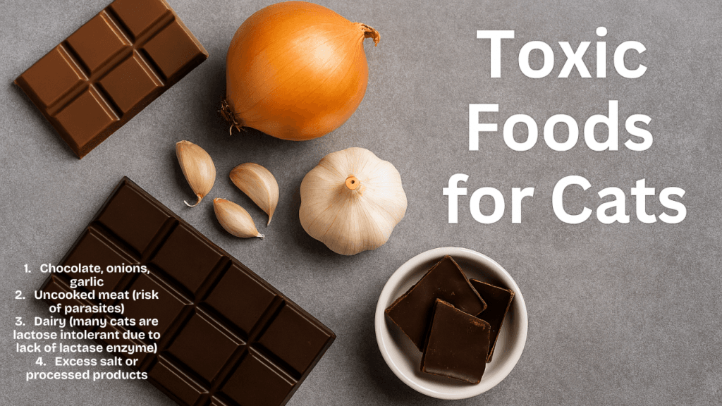 Toxic foods for cats
