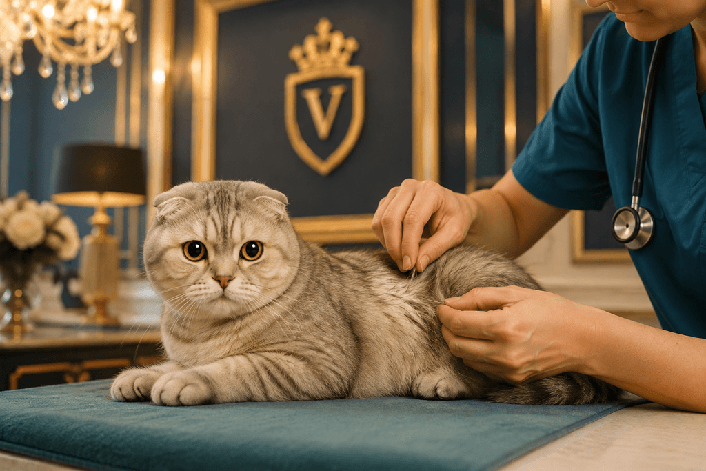 Why does my cat hate grooming Scottish Fold checked for pain